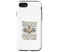 Masonic_symbol con "Beyond the_rituals, Masonic_virtues" S&C Custodia per iPhone SE (2020) / 7/8