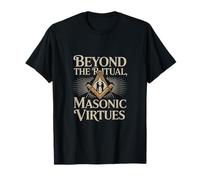 Masonic_Symbol con Beyond The_Rituals, Masonic_Virtues S&C Maglietta