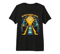 Masonic_Symbol con We Walk_in The Light of G Masonic_S & C Maglietta Premium