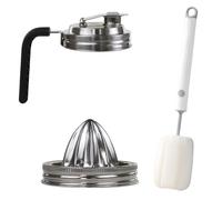 MasonJar Beccuccio e coperchio per spremiagrumi, tappo a scatto anti-perdita con maniglia