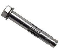 MASONMATE MAMSAM1275SS - Bulloni di ancoraggio esagonali in acciaio inox, M12 x 75 mm (25), colore: argento