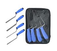 Masonry Trowel - Tuck Pointing Tools | 4-Piece Stainless Steel Brick Pointing Hand Trowel, Ergonomic Jointer Concrete Pointer For Tuckpointing Wall Repair Caulking Tile Laying Sealing Workers