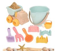 Masoog Giocattolo per sabbiera, gioco per sabbiera, set di giocattoli da spiaggia portatile, per bambini prescolari, asilo, vacanze estive, campeggio, vacanze, compleanno, giardino, ,
