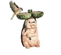 Masoog Mangiatoia da giardino per uccelli, realistiche, decorazione per prato, adatta per moscelli, parrocchetti, aras, pappagalli, giardino, cortile, balcone, terrazza, prato