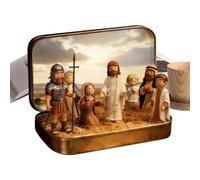 Masoog Mini statuette di Gesù, decorazione religiosa originale
