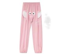 Masoog Pantaloni a forma di elefante, simpatici pigiama, per in camera da e per rilassarsi in viaggio, così come per scuola, hotel, dormitorio e, Colore: rosa., XL