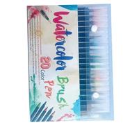 Masoog Pennelli ad | Set di scrittura per calligrafia, pennello colorato per bambini, disegno di caratteri, diario, viaggi, principianti, scuola, calligrafia per adulti