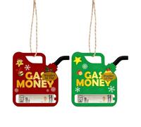 Masoog Porta Denaro Albero Di Natale | 2 Pezzi In Legno Natalizio | Pendente Porta Denaro E Carte Natalizio,Per Famiglia Amici Bambini Coppie Figlia Figlio Parete Finestra Ringhiere Maniglie Della