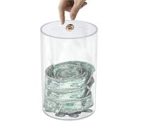 Masoog Scatola per monete acriliche - Scatola per monete in acrilico trasparente con grande capacità, deve rompere Saving Jar Challenge Home Decor per bambini