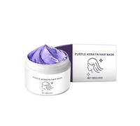 Masque Capillaire À La Kératine Violette, Traitement De Réparation En Profondeur Des Cheveux Abîmés, Hydratation Intense Et Contrôle Des Frisottis, Pour Tous Les Types De Cheveux. (1pcs)