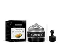 Masque magnétique, Masque magnétique à la boue marine minérale, Nettoyage en profondeur des pores, Hydratant, 50 g, Élimination des points noirs, Peel-Off, Convient à tous types de peau