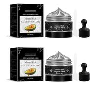 Masque magnétique, Masque magnétique à la boue marine minérale, Nettoyage en profondeur des pores, Hydratant, 50 g, Élimination des points noirs, Peel-Off, Convient à tous types de peau