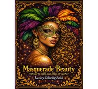 Masquerade Beauty Luxury Coloring Book