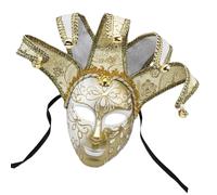 Masquerade Con Campane Commedia Vintage Commedia Per Uomini Donne Masquerade Proms Halloween Cosplay Partito
