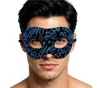 Masquerade da uomo | Accessorio in stile veneziano | Maschera di Halloween - per papà marito uomini maschi Halloween Costume da festa ballo di fine anno di mascherata Carnevale di Venezia Promo e