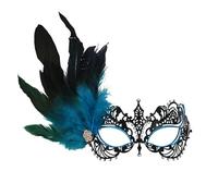 Masquerade Donne Veneziane Mezza Viso Pizzo Halloween Cosplay Party Per Halloween Carnevale Festa Strass Mascherata Per Le Donne