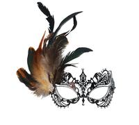 Masquerade Donne Veneziane Mezza Viso Pizzo Halloween Cosplay Party Per Halloween Carnevale Festa Strass Mascherata Per Le Donne
