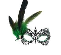 Masquerade Donne Veneziane Mezza Viso Pizzo Halloween Cosplay Party Per Halloween Carnevale Festa Strass Mascherata Per Le Donne