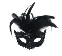 Masquerade Mask Donna, Maschera da Ballo in Piume Elegante per Feste e Eventi Speciali con Design Unico e Decorazioni Raffinate per Una Serata Indimenticabile