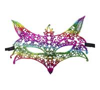 Masquerade Masque Halloween Pizzo Mezza Viso Costume Accessorio