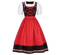 Masrin Dirndl Abito da donna Dirndl, 3 pezzi, set completo Dirndl, costume tradizionale bavarese, costume tradizionale bavarese e festività, abbigliamento tradizionale bavarese