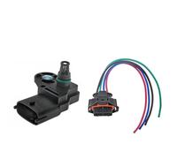 Mass Air Sensor Misuratore Sensore MAP Boost Turbo 0281002437 adatto per Opel Astra HJ Zafira A Insignia Vectra C Meriva B Brera 0281006077(Sensor and Plug)