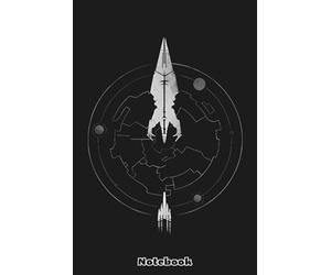 Mass Effect N7 - Normandy vs Reaper Notebook: 120 Pages 6x9, Blank Lined Notebook, Journal, Diary, Note Pad, Writing Notes, For Students, Work or Personal Use