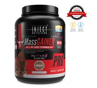MASS GAINER PRO Inject Nutrition 2kg 30% Proteine Whey Gusto Cioccolato