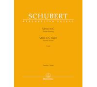Mass in G major D 167. Second version. Urtext. Full Score. Bärenreiter-Verlag