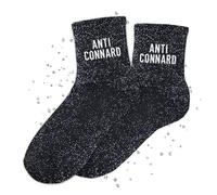 MASSA Calzini glitterati - Taglia unica - Conassa, Bichette, Gattino, Bad Bitch, Patate, rompicapo, Blondinette, Brunetta, Anti , Tana - Calze con paillettes, Anti , Taglia unica