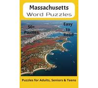 Massachusetts State Word Search Puzzle Book: Word Searches with Easy to Read Print about the state of State Word Search Puzzle Book, History, Cities, ... Gift for Vacations, Holidays and Free Times