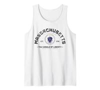 Massachusetts Stato Natale Massachusetts Regalo The bay State Canotta