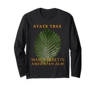 Massachusetts Territory Tree L'olmo americano Maglia a Manica