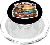 Massachusetts The Bay State Souvenir Memorabilia dei visitatori PopSockets PopGrip per MagSafe