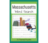 Massachusetts Themed word search puzzle book: Easy to read word find