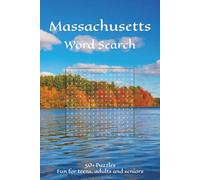 Massachusetts Word Search: Word Searches with Easy to Read Print about Massachusetts’s cities, landmarks, culture, and more | 6x9 inches, 110 pages | ... puzzle fans and Massachusetts enthusiasts