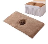 Massage Bed Towel Cover - Spa Table Cloth, Face Hole 180x80cm Microfiber Material with Soft Absorbent Texture for Comfort Portable Massage Table Cover with Washable Design