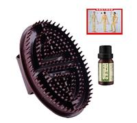 Massage Comb, Body Massager, Massage Tool, Full Body Massage Brush, Oil Infused Massage Brush, Handheld Relaxation Comb, Meridian Massage Accessory, Massage Brush for Cellulite