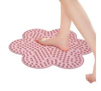 Massage Foot Pad, Silicone Massaging Mat, 15.75x11.81 Inches Size High Elasticity Sweat-Resistant Design, Feet Pad for Athletes Teens Men Women Home Gym Use, Pink, Blue