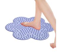 Massage Foot Pad, Silicone Massaging Mat, 15.75x11.81 Inches Size High Elasticity Sweat-Resistant Design, Feet Pad for Athletes Teens Men Women Home Gym Use, Pink, Blue