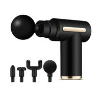 Massage Gun Mini Pistola Per Massaggio Rilassamento Muscolare Portatile Attrezzatura Per Massaggi Membrana Cervicale Strappo Strumento Per Strappo A Membrana Strappo Per Fascia, Touch Screen, Nero