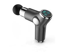 Massage Gun Pistola Per Massaggio Con Pistola A Fascia Comoda Tasca Mini Fitness Portatile Rilassamento Muscolare Massaggiatore Per Colonna Vertebrale Cervicale, Lcd Grigio 32 File