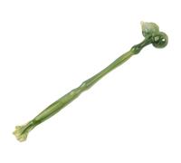 Massage Hammer, Muscle Stick with Double Ended Gourd Design, 15.75x1.57x1.18 Inches Portable Resin Relaxation Tool for Adults, Women, and Men, Targeting Neck, Shoulders, Hands, Legs, Face