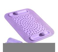 Massage Mat, Reflexology Pad, 19.88x16.73 Inches Foot Stimulator, 5-Zone with Ball Tracks and Textured Design, Tool for Muscle Recovery, Circulation, Home Relaxation