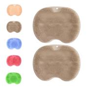 Massage Pad Foot Scrubber For Shower Floor, 2025 New Shower Foot Scrubber Mat Back Washer For Men And Women,Cleanse The Body To Remove Dirt (grey)