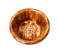 Zialofi Massage piede in legno Sottolinea Sottovalo Sottolineo Sottovalo vasca da bagno in vasca da bagno, 30x37 Cm