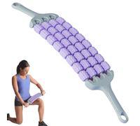 Massage Roller for Legs, Flexible Handheld Massager Tool, Lightweight Sturdy Compact Equipment for Calf, Back, Body Relaxation, Ideal for Workout, Exercise, Yoga, Beginners