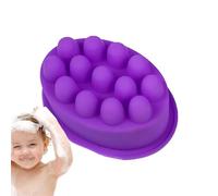 Massage Soap Molds - Massage Silicone Molds | Cake Môlds for Home Handmade Tray Bars Sôap Môlds | Curly Hair Silicone Massâge Bar Soap Mold for Curly Hair | Silicône Mold Making Supplies