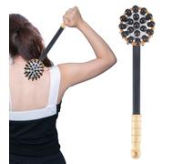 Massage Stick - Body Massage Hammer | Double Side Long Handle Relaxing Tool, Massager Stick with Handheld Round-Headed Hammer, Percussion Massager for Whole Body Shoulder Neck Waist Leg