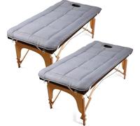 massage table cover,beauty bed cover 2 pezzi lettino da massaggio spa morbido lettino for il viso e copertura del poggiatesta materasso ispessito con foro for il viso for lettini da massaggio, lettino